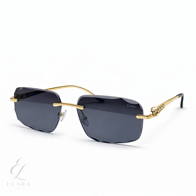Cartier | Statement Black Frame Sunglasses – product image 1