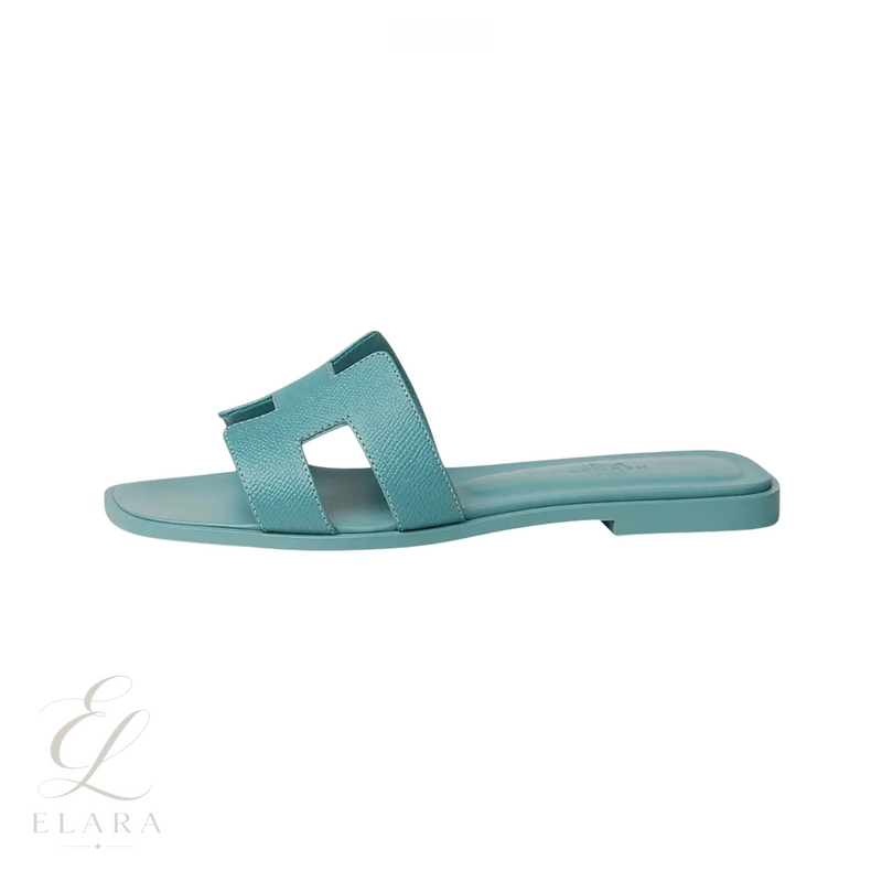 Hermès | Oran Blue Shade Slides – product image 1