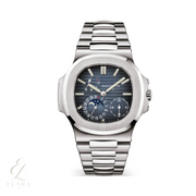 Patek Philippe | Nautilus Dark Blue Dial Silver Tone Watch – product image 1