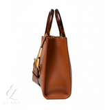 Fendi | Sunshine Brown Leather Bag – product image 3