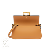 Fendi | Shoulder Leather Bag – Orange – product image 3