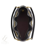 Coach | Quilted Leather Chain Bucket Black Bag – Gold – product image 3