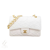 Chanel | Camellia Flap Bag – White – product image 1