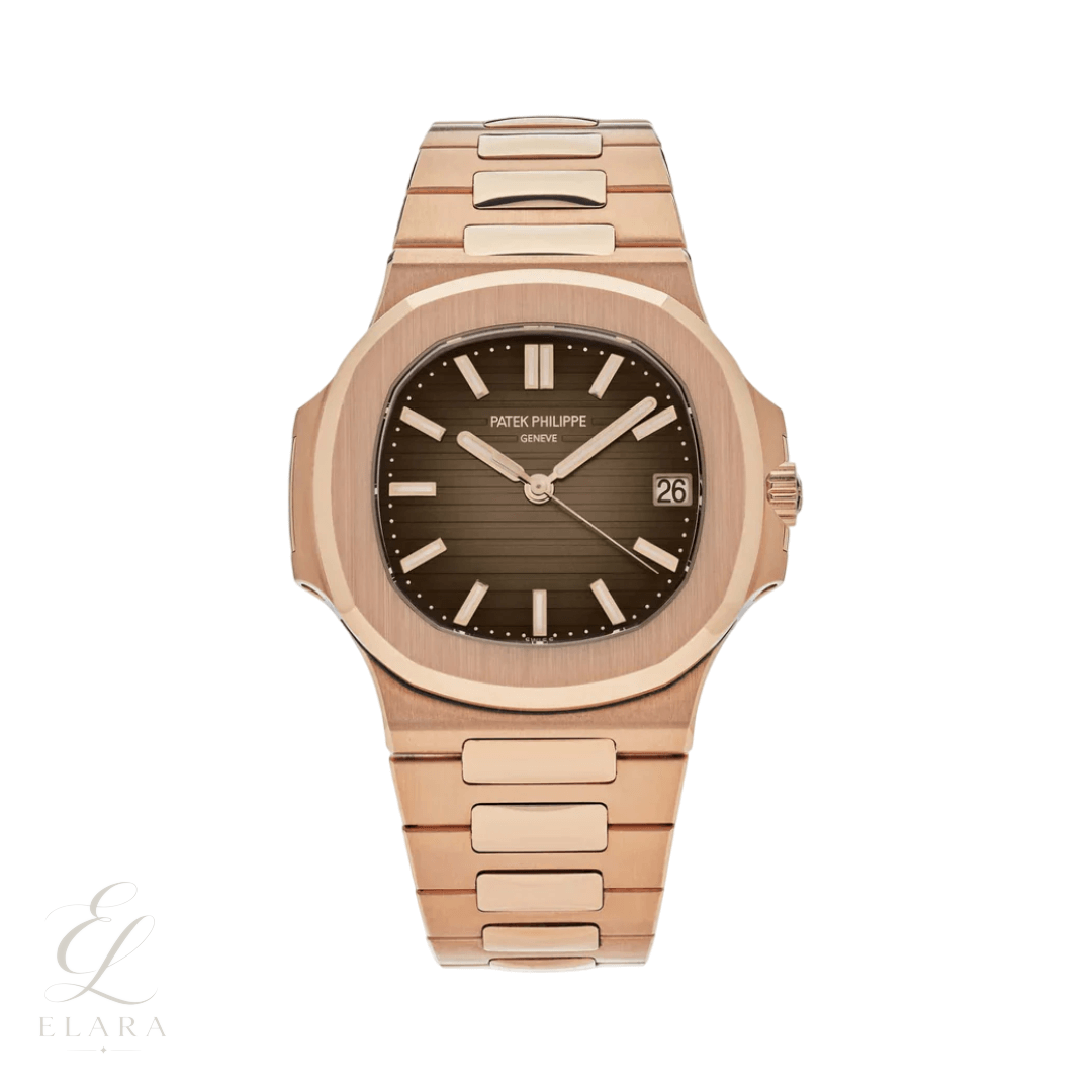 Patek Philippe | Nautilus Rose Gold Brown Dial Watch – product image 1