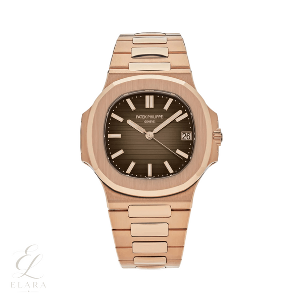 Patek Philippe | Nautilus Rose Gold Brown Dial Watch
