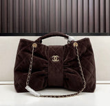 Chanel | Bow Dark Bag – Brown – product image 4