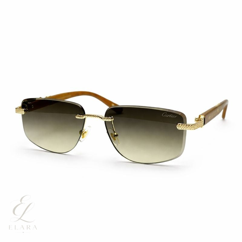 Cartier | Black Aviator Fashion Sunglasses – product image 1