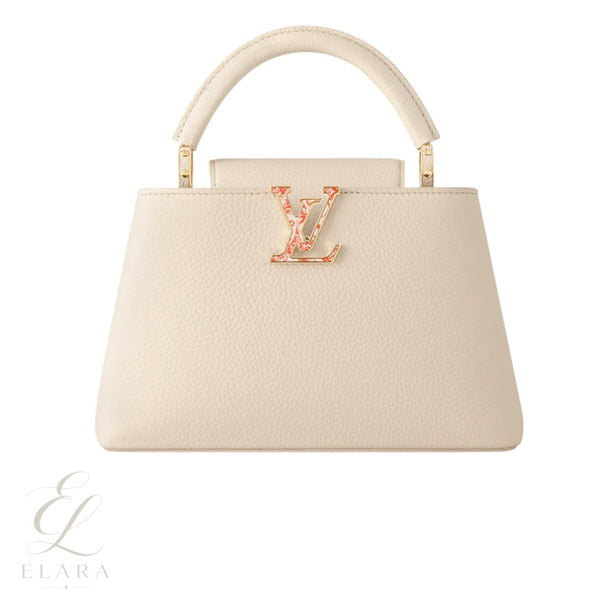 Louis Vuitton | Capucines Nano Cream Taurillon Leather Bag