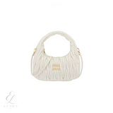 Miu Miu | Wander Shoulder Matelassé Nappa Leather Bag – White – product image 1
