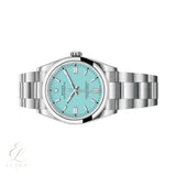 Rolex | Oyster Perpetual 36 Torquoise Blue Dial Watch – product image 3