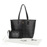 Coach | City Tote Signature Canvas Bag – Black – product image 3