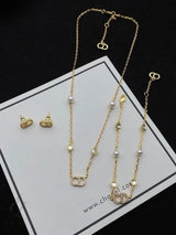 Chanel | Lune Gold Finish Resin Pearls Crystals Jewelry – product image 4