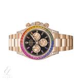 Rolex | Rainbow Black Dial Watch – product image 3