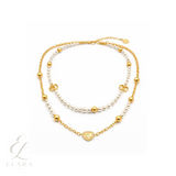 Dior | Petit CD Heart Pearl Double Necklace – product image 2