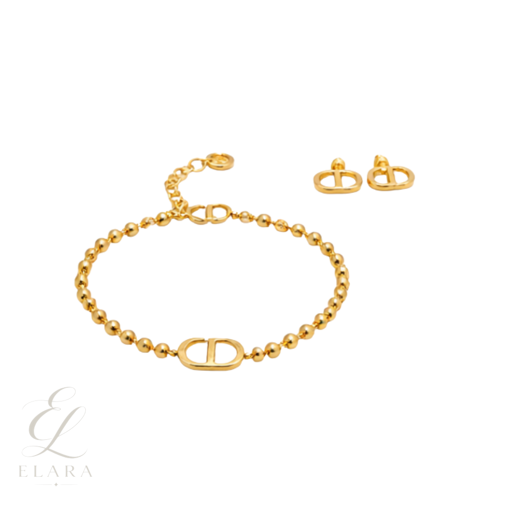 Dior | CD Beaded Bracelet Chain Gold – product image 1