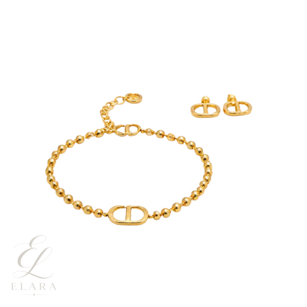 Dior | CD Beaded Bracelet Chain Gold