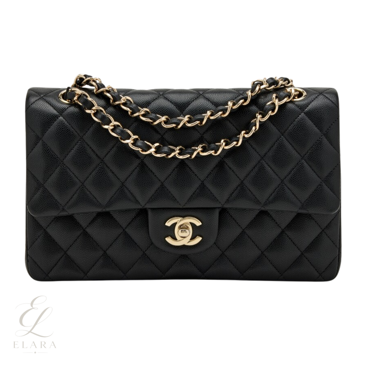 Chanel | Classic Flap Black Calfskin Bag – product image 1