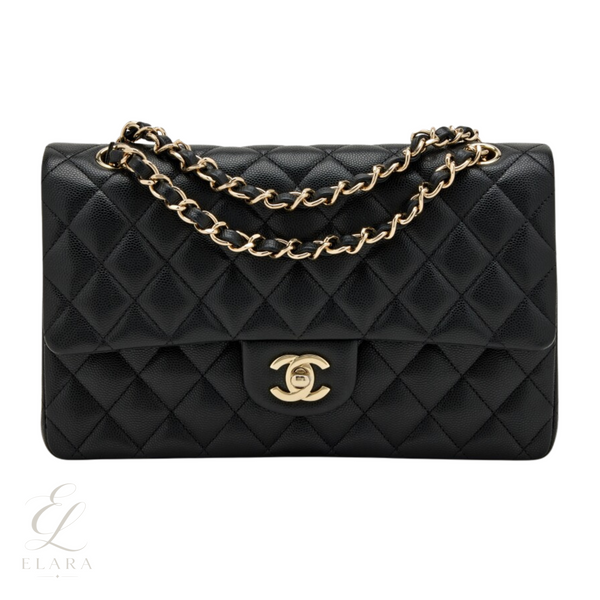 Chanel | Classic Flap Black Calfskin Bag
