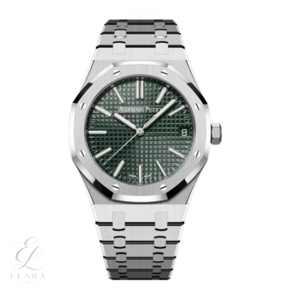 Audemars Piguet | Silver Green Dial Watch