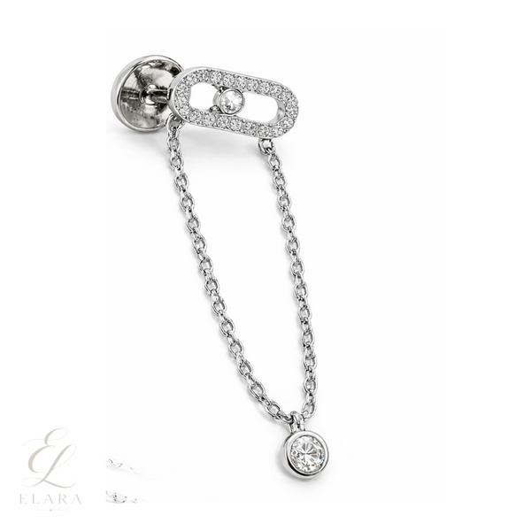 Messika | Uno Drop Pendant White Gold Diamonds