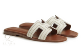 Hermès | Oran Slides – White – product image 2