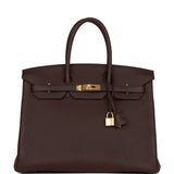 Hermès | Birkin 35 Rouge Sellier Clemence Bag – product image 1