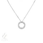 Cartier | Love Pendant Paved Necklace