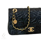 Chanel | Camellia Flap Bag – Black – product image 2
