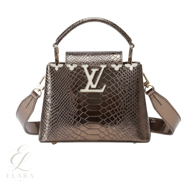Louis Vuitton | Capucines Metallic Python Bag