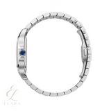 Cartier | Santos de Silver & Graduated Grey Dial Watch