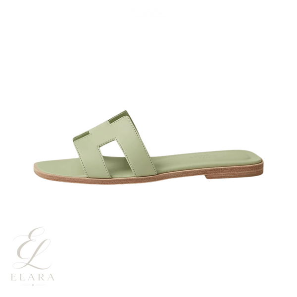 Hermès | Oran Slides – Vert De Mer