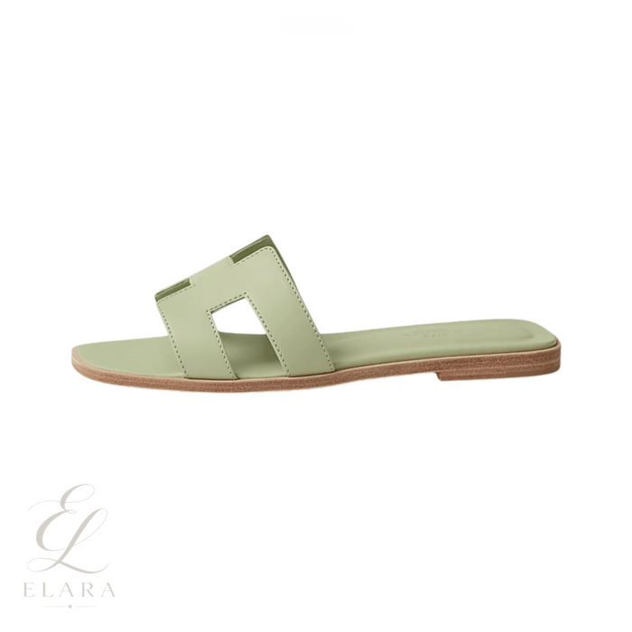 Hermès | Oran Slides – Vert De Mer – product image 1