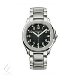 Patek Philippe | Aquanaut Black Dial Silver Tone Watch – product image 1