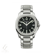Patek Philippe | Aquanaut Black Dial Silver Tone Watch – product image 1