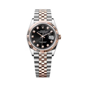 Rolex | Datejust Oystersteel-Everose Watch – Black Dial, Rose Gold – product image 1