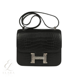 Hermès | Constance 18 Matte Alligator Noir Bag – product image 1