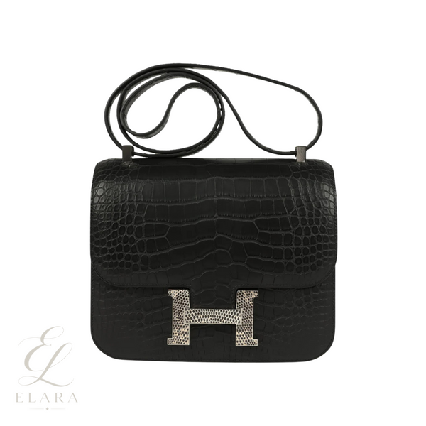 Hermès | Constance 18 Matte Alligator Noir Bag