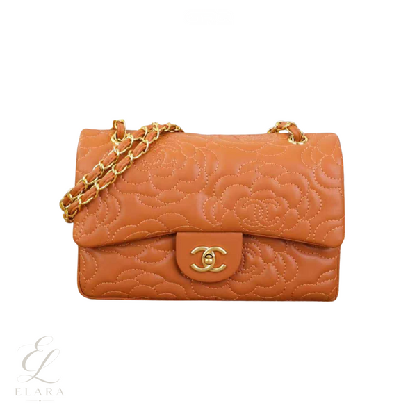 Chanel | Camellia Embossed Flap Bag