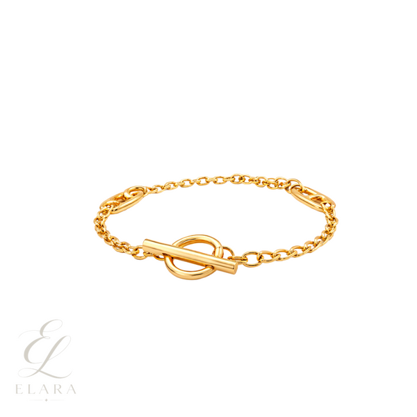 Hermès | Chaine Ancre Farandole Bracelet Gold Plain