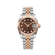Rolex | Datejust Two-Tone Chocolate Diamond Watch – product image 1