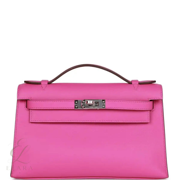 Hermès | Kelly Pochette Magnolia Swift Bag