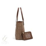 Coach | City Tote Signature Canvas Light Dark Bag – Brown – product image 2
