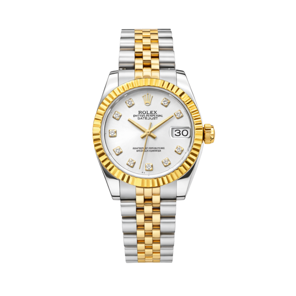 Rolex | Datejust Two-Tone Fluted Bezel Jubilee Watch