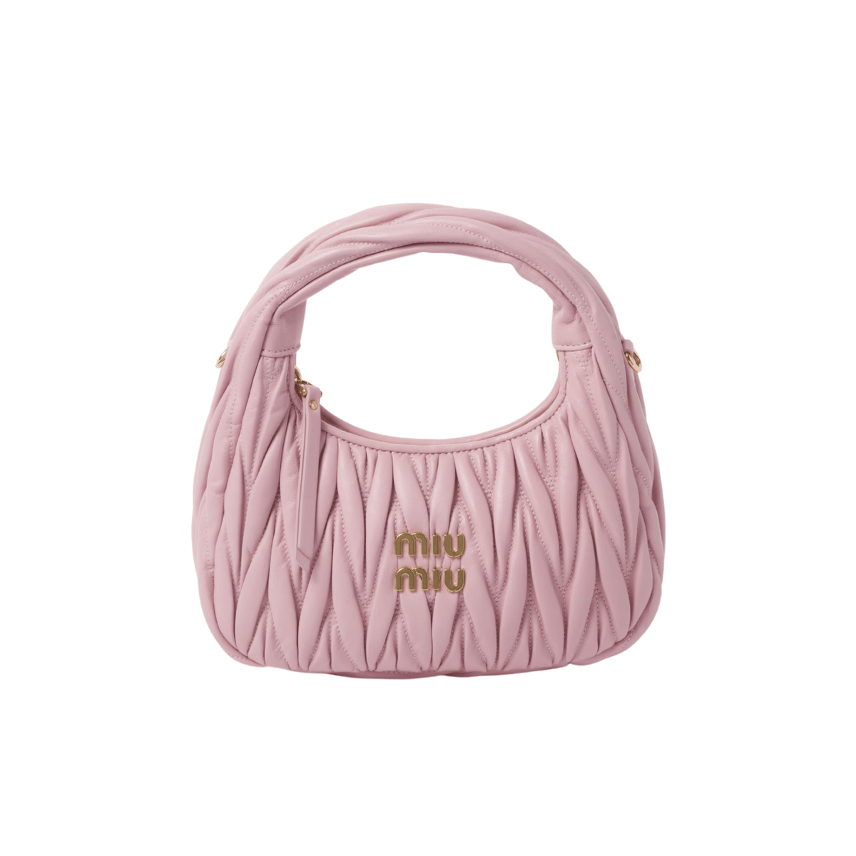 Miu Miu | Wander Matelassé Tote Bag – Pink – product image 1