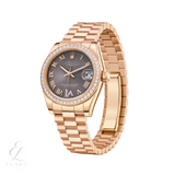 Rolex | Datejust Diamond Bezel Black Dial Watch – product image 2