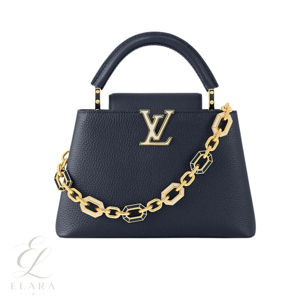 Louis Vuitton | Capucines BB Navy Blue Taurillon Leather Bag
