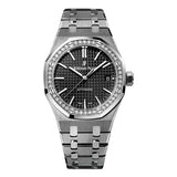 Audemars Piguet | Selfwinding Stainless Steel Diamond Bezel Black Dial Watch – product image 1