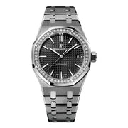 Audemars Piguet | Selfwinding Stainless Steel Diamond Bezel Black Dial Watch – product image 1