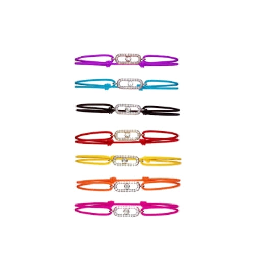 Messika | Uno Pavé Bangle Ring Set Yellow Gold Diamonds – product image 1