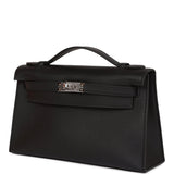 Hermès | Kelly Pochette Black Swift Bag – product image 4
